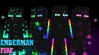 Thumbnail of the Minecraft Bedrock Marketplace product Enderman Fire created by Pixelationz Studios.