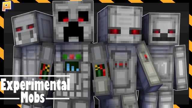 Thumbnail of the Minecraft Bedrock Marketplace product Experimental Mobs created by Pixelationz Studios.