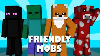 Thumbnail of the Minecraft Bedrock Marketplace product Friendly Mobs created by Pixelationz Studios.