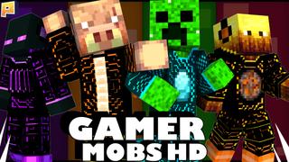 Thumbnail of the Minecraft Bedrock Marketplace product Gamer Mobs HD created by Pixelationz Studios.
