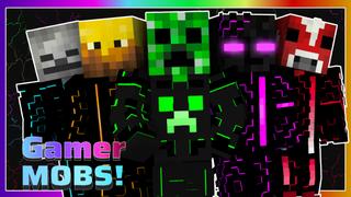 Thumbnail of the Minecraft Bedrock Marketplace product Gamer Mobs! created by Pixelationz Studios.