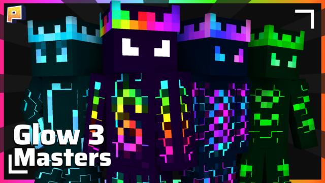 Thumbnail of the Minecraft Bedrock Marketplace product Glow Masters 3 created by Pixelationz Studios.