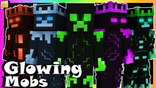 Thumbnail of the Minecraft Bedrock Marketplace product Glowing Mobs created by Pixelationz Studios.