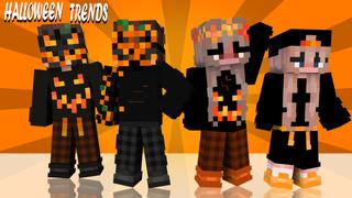 Thumbnail of the Minecraft Bedrock Marketplace product Halloween Trends created by Pixelationz Studios.