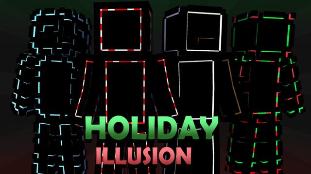 Thumbnail of the Minecraft Bedrock Marketplace product Holiday Illusion created by Pixelationz Studios.