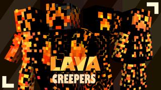 Thumbnail of the Minecraft Bedrock Marketplace product Lava Creepers created by Pixelationz Studios.