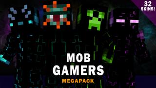 Thumbnail of the Minecraft Bedrock Marketplace product Mob Gamers Megapack created by Pixelationz Studios.