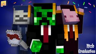 Thumbnail of the Minecraft Bedrock Marketplace product Mob Graduates created by Pixelationz Studios.