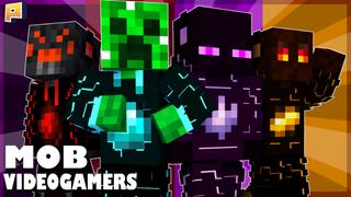 Thumbnail of the Minecraft Bedrock Marketplace product Mob Videogamers created by Pixelationz Studios.