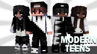 Thumbnail of the Minecraft Bedrock Marketplace product Modern Teens created by Pixelationz Studios.