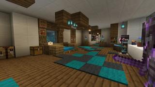 Screenshot of the Minecraft Bedrock Marketplace product Mountain Base Bunker created by Pixelationz Studios.