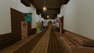 Screenshot of the Minecraft Bedrock Marketplace product Mountain Base Bunker created by Pixelationz Studios.