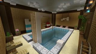 Screenshot of the Minecraft Bedrock Marketplace product Mountain Base Bunker created by Pixelationz Studios.