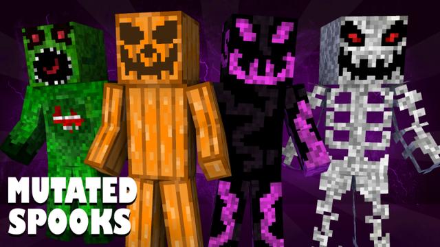 Thumbnail of the Minecraft Bedrock Marketplace product Mutated Spooks created by Pixelationz Studios.
