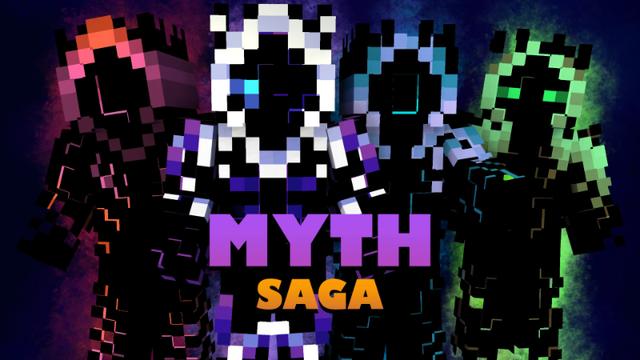 Thumbnail of the Minecraft Bedrock Marketplace product Myth Saga created by Pixelationz Studios.