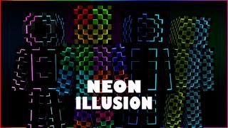 Thumbnail of the Minecraft Bedrock Marketplace product Neon Illusion created by Pixelationz Studios.