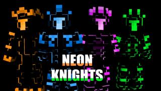 Thumbnail of the Minecraft Bedrock Marketplace product Neon Knights created by Pixelationz Studios.
