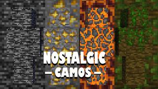 Thumbnail of the Minecraft Bedrock Marketplace product Nostalgic Camos created by Pixelationz Studios.