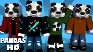 Thumbnail of the Minecraft Bedrock Marketplace product Pandas HD created by Pixelationz Studios.