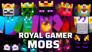 Thumbnail of the Minecraft Bedrock Marketplace product Royal Gamer Mobs created by Pixelationz Studios.