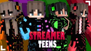 Thumbnail of the Minecraft Bedrock Marketplace product Streamer Teens created by Pixelationz Studios.