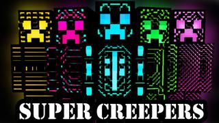 Thumbnail of the Minecraft Bedrock Marketplace product Super Creepers created by Pixelationz Studios.