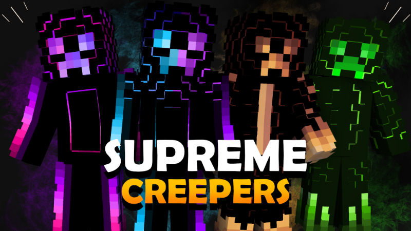 Thumbnail of the Minecraft Bedrock Marketplace product Supreme Creepers created by Pixelationz Studios.