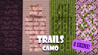 Thumbnail of the Minecraft Bedrock Marketplace product Trails Camo created by Pixelationz Studios.