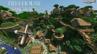 Thumbnail of the Minecraft Bedrock Marketplace product Treehouse Sanctuary created by Pixelationz Studios.