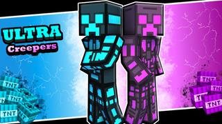 Thumbnail of the Minecraft Bedrock Marketplace product Ultra Creepers created by Pixelationz Studios.