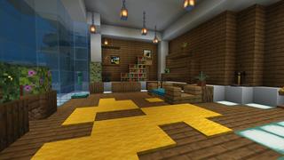 Screenshot of the Minecraft Bedrock Marketplace product Underwater Modern Base created by Pixelationz Studios.