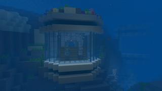 Screenshot of the Minecraft Bedrock Marketplace product Underwater Modern Base created by Pixelationz Studios.