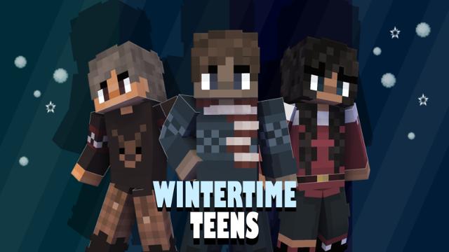 Thumbnail of the Minecraft Bedrock Marketplace product Wintertime Teens created by Pixelationz Studios.