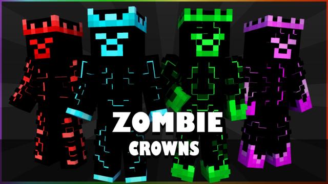 Thumbnail of the Minecraft Bedrock Marketplace product Zombie Crowns created by Pixelationz Studios.
