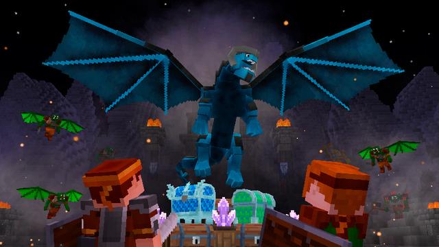 Screenshot of the Minecraft Bedrock Marketplace product Advanced Dragons ARENA created by Pixelbiester.
