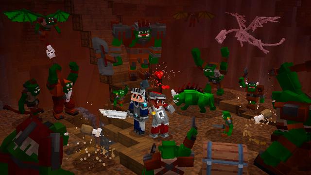 Screenshot of the Minecraft Bedrock Marketplace product Advanced Dragons ARENA created by Pixelbiester.