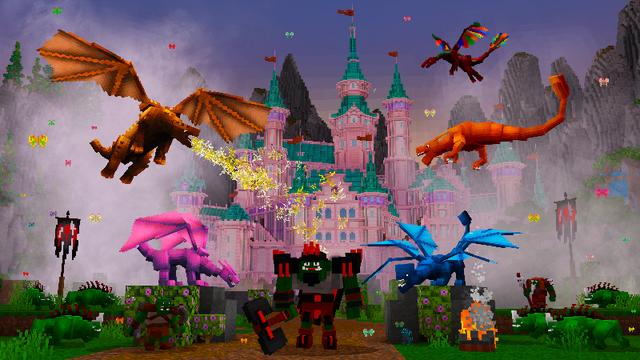 Screenshot of the Minecraft Bedrock Marketplace product Advanced Dragons ARENA created by Pixelbiester.
