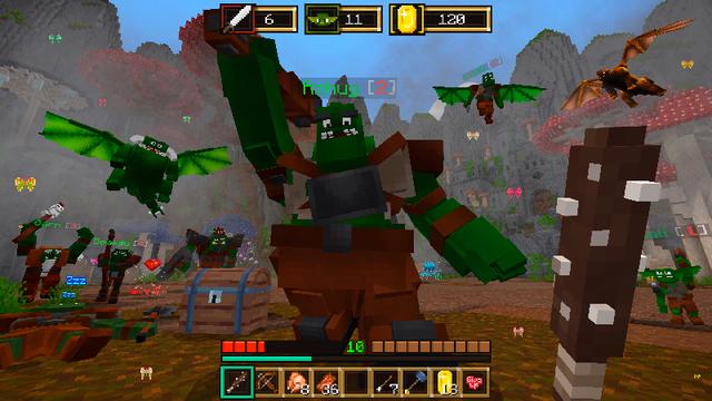 Screenshot of the Minecraft Bedrock Marketplace product Advanced Dragons ARENA created by Pixelbiester.