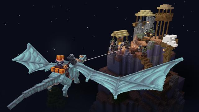 Screenshot of the Minecraft Bedrock Marketplace product Advanced Dragons - DUNGEONS created by Pixelbiester.