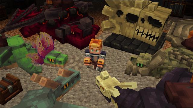 Screenshot of the Minecraft Bedrock Marketplace product Advanced Dragons - DUNGEONS created by Pixelbiester.