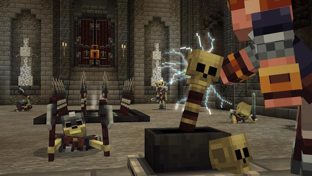 Screenshot of the Minecraft Bedrock Marketplace product Advanced Dragons - DUNGEONS created by Pixelbiester.