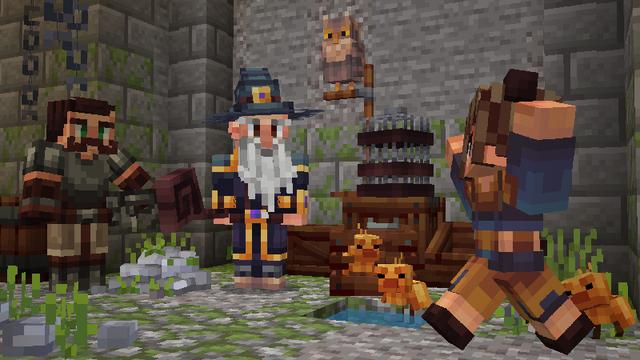 Screenshot of the Minecraft Bedrock Marketplace product Advanced Dragons - DUNGEONS created by Pixelbiester.