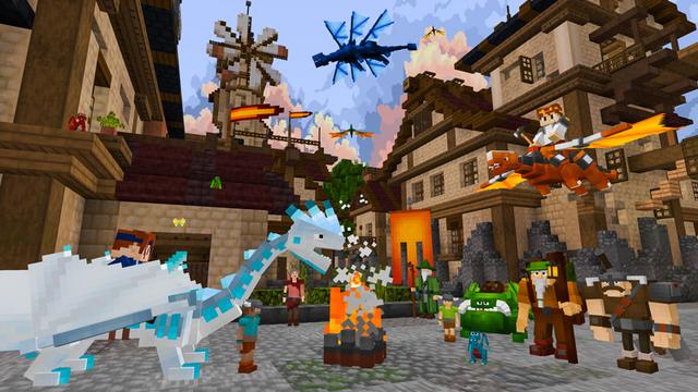 Screenshot of the Minecraft Bedrock Marketplace product Advanced Dragons 2 created by Pixelbiester.
