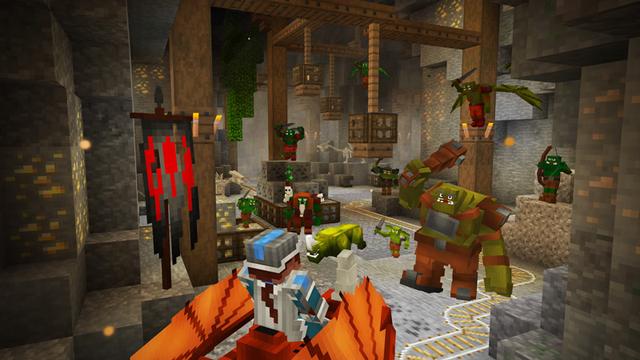 Screenshot of the Minecraft Bedrock Marketplace product Advanced Dragons 2 created by Pixelbiester.