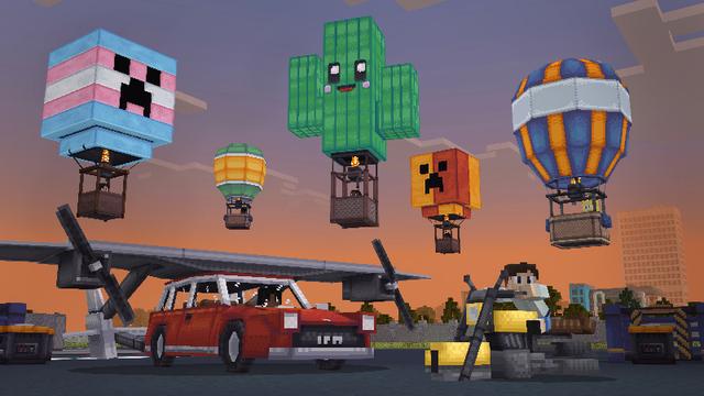 Screenshot of the Minecraft Bedrock Marketplace product Airplanes Add-On created by Pixelbiester.