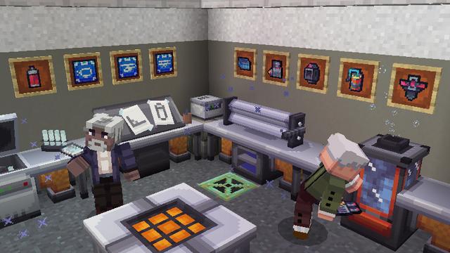 Screenshot of the Minecraft Bedrock Marketplace product Airplanes Add-On created by Pixelbiester.