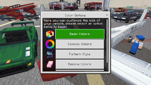 Screenshot of the Minecraft Bedrock Marketplace product Airplanes Add-On created by Pixelbiester.