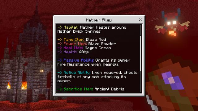 Screenshot of the Minecraft Bedrock Marketplace product Allay Allies Add-On created by Pixelbiester.
