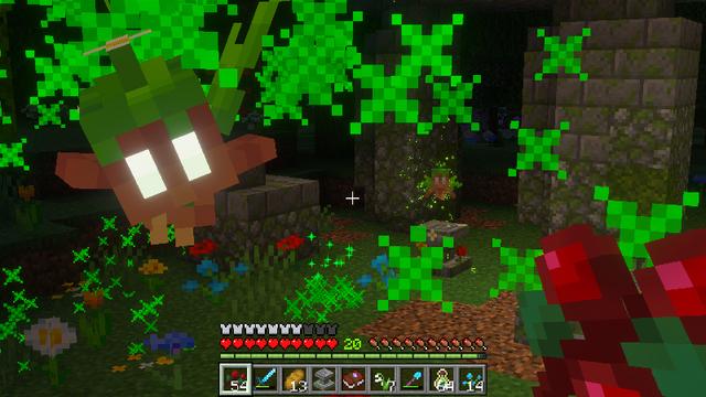 Screenshot of the Minecraft Bedrock Marketplace product Allay Allies Add-On created by Pixelbiester.