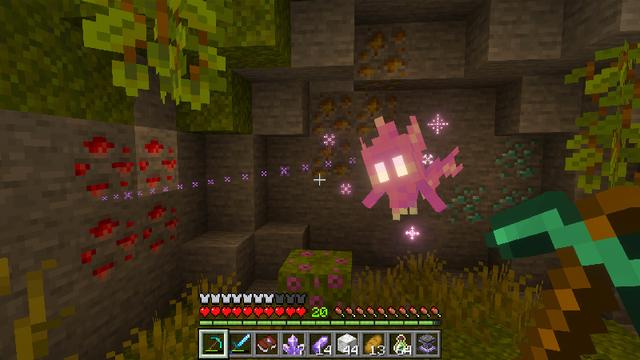 Screenshot of the Minecraft Bedrock Marketplace product Allay Allies Add-On created by Pixelbiester.